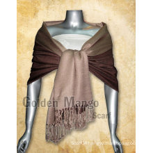 Double Face solid color viscose shawl